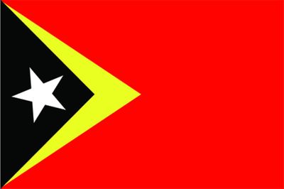 East Timor World Flag